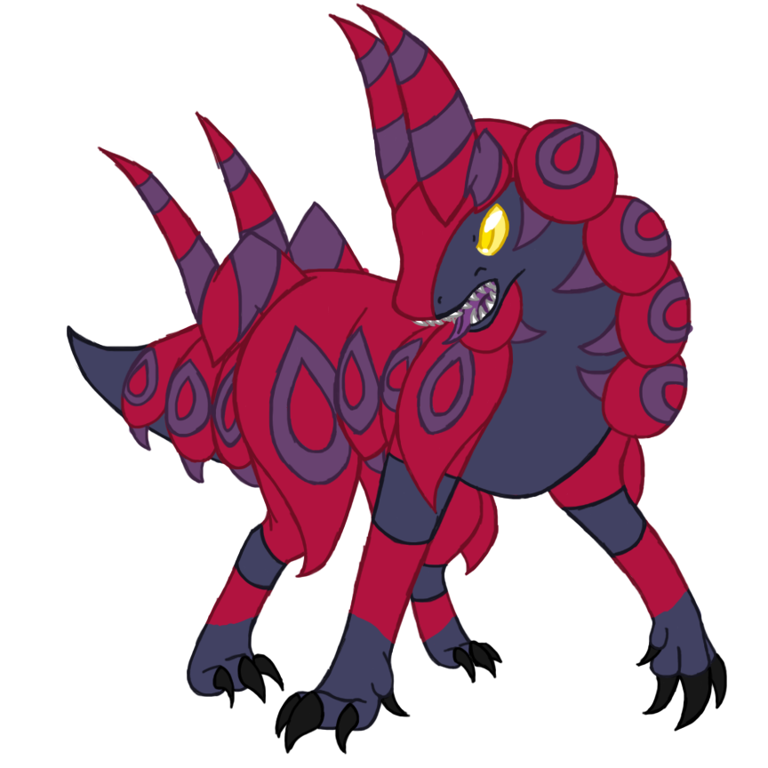 When all else fails and you can't get a Pokemon's feet to look right.. GIVE 'EM PAWS!! ... Even if the Pokemon in question is a GIANT CENTIPEDE HORSE