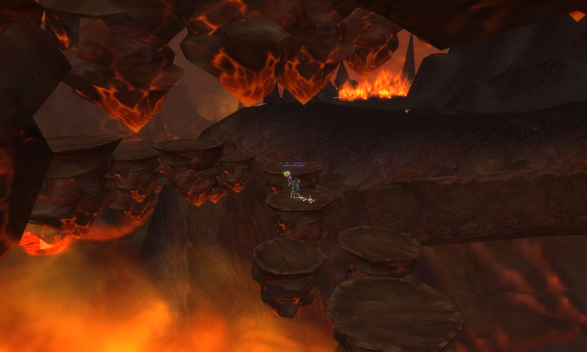 Dante is right over there, which will be behind you on the Furnace