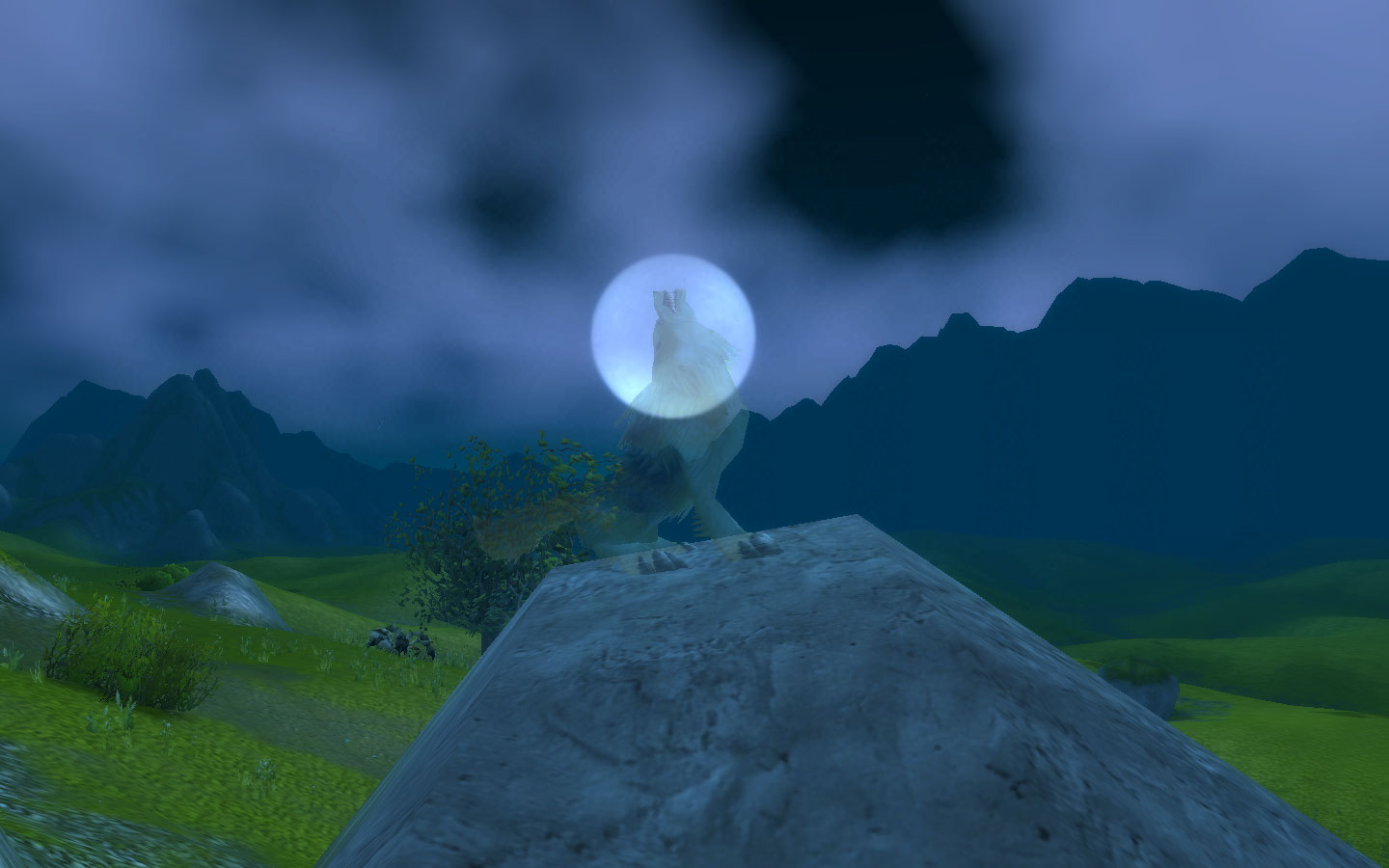 Althaea my shaman howling at the moon