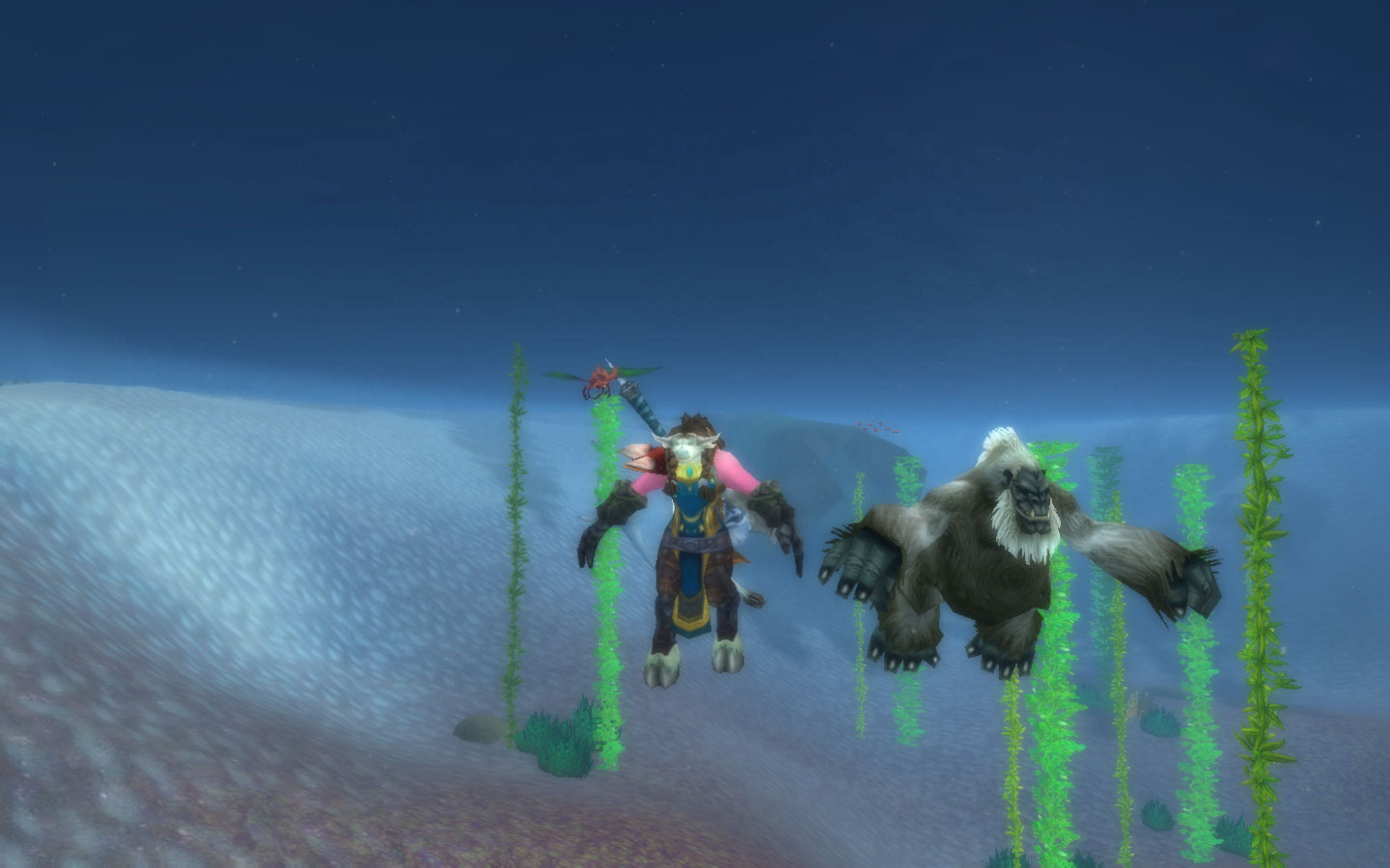 Bananas swimming/drifting