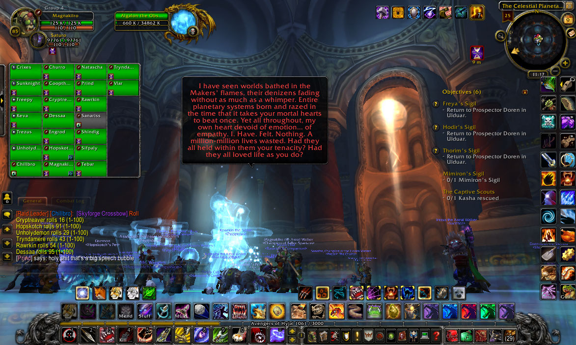 Kael's speech bubbles got nothing on this guy.
