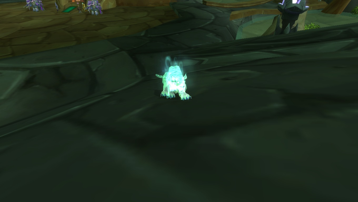 (this pet has no name yet. recommendations are welcome) who suddenly spawned to complete a lucky day