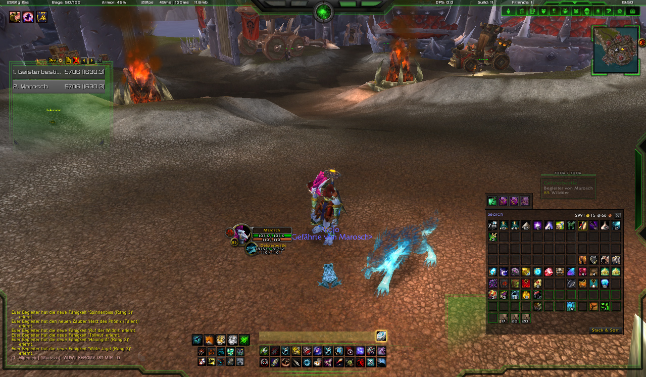 Karoma 6.8.11 19:48 After taming Arcturius fly a round and find him!!