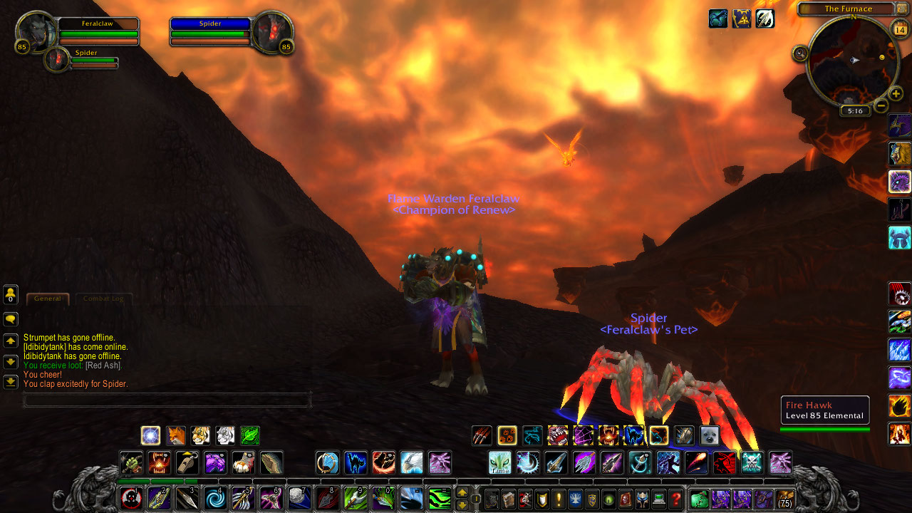 Skitterflame and I at Fireplume Peak