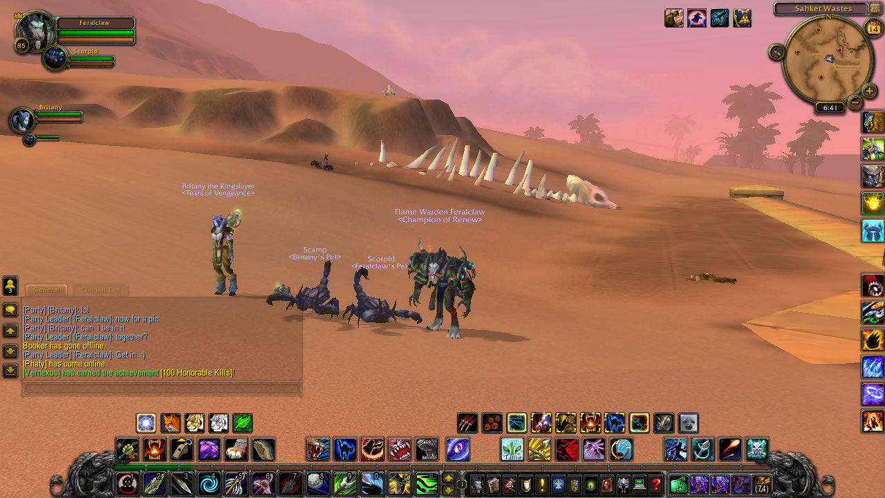 Britany, Scamp, Me, and my new Scorpion!