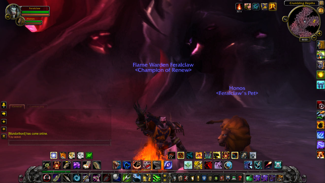 Honos and I are watching... and waiting.