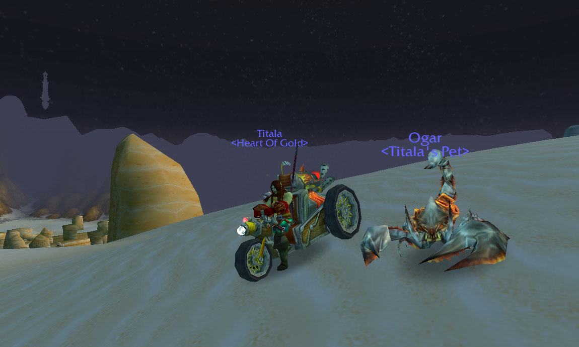 My brand new scorpid. Named him Ogar. :3 Means 'Death' in orcish.