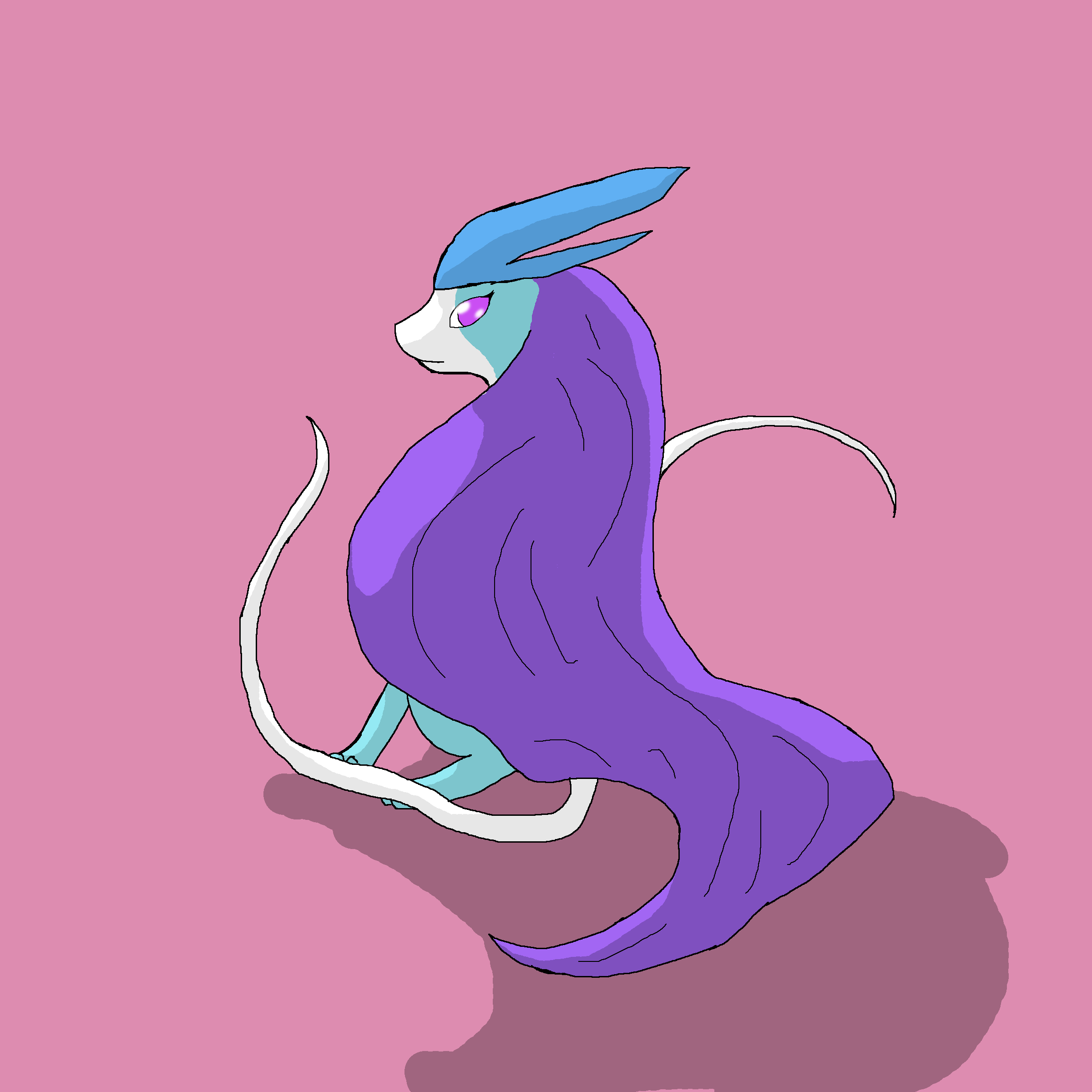 First of all, my Suicune, Rhythym! Boring pose is boring, but whatever.