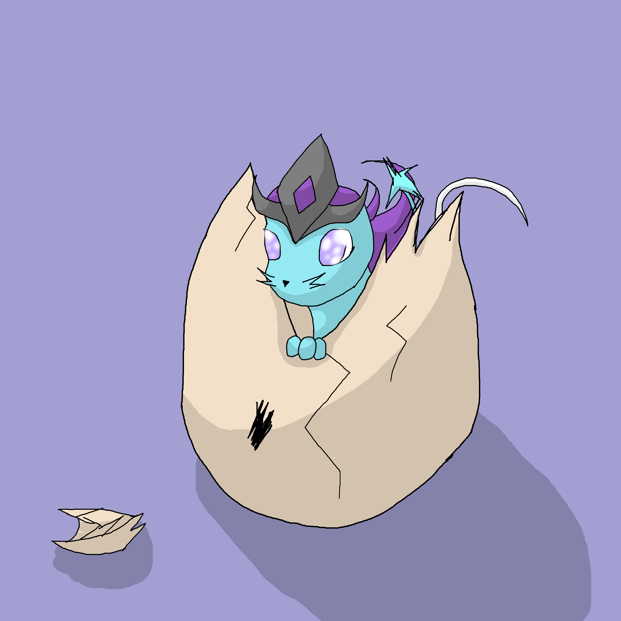 Pantheris and Rhythym's so far non-existant baby, an adorable little Raicune! X3