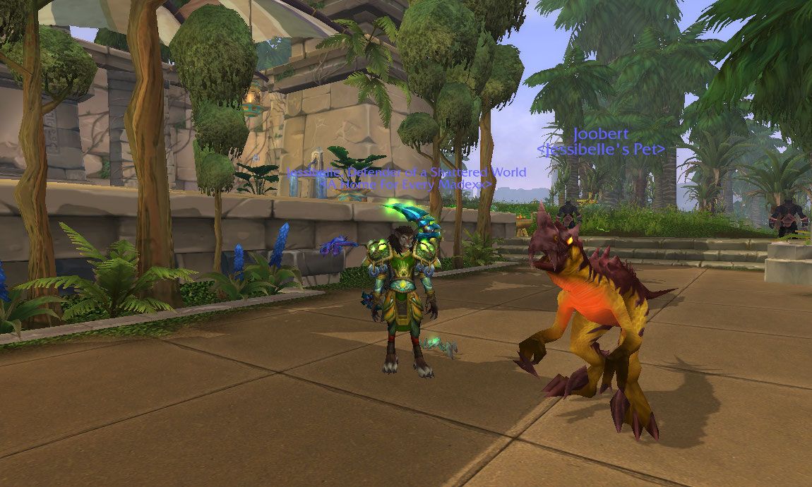 Jessi's once fire pet, now Raptor