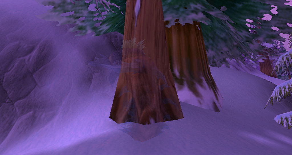 Nope, nothing to see here, nothing at all. There definitely isn't a ferocious worm hiding at the tree, carry on with your business.