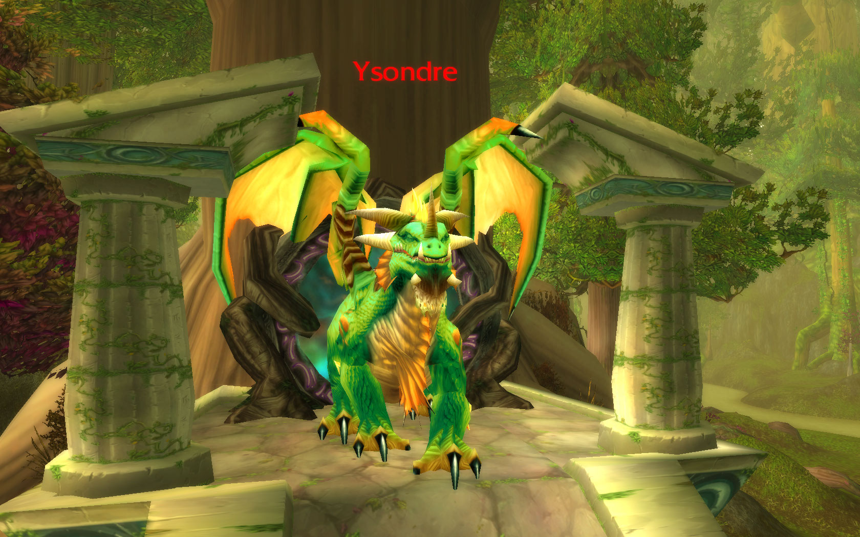 Shot of one of the world dragons
