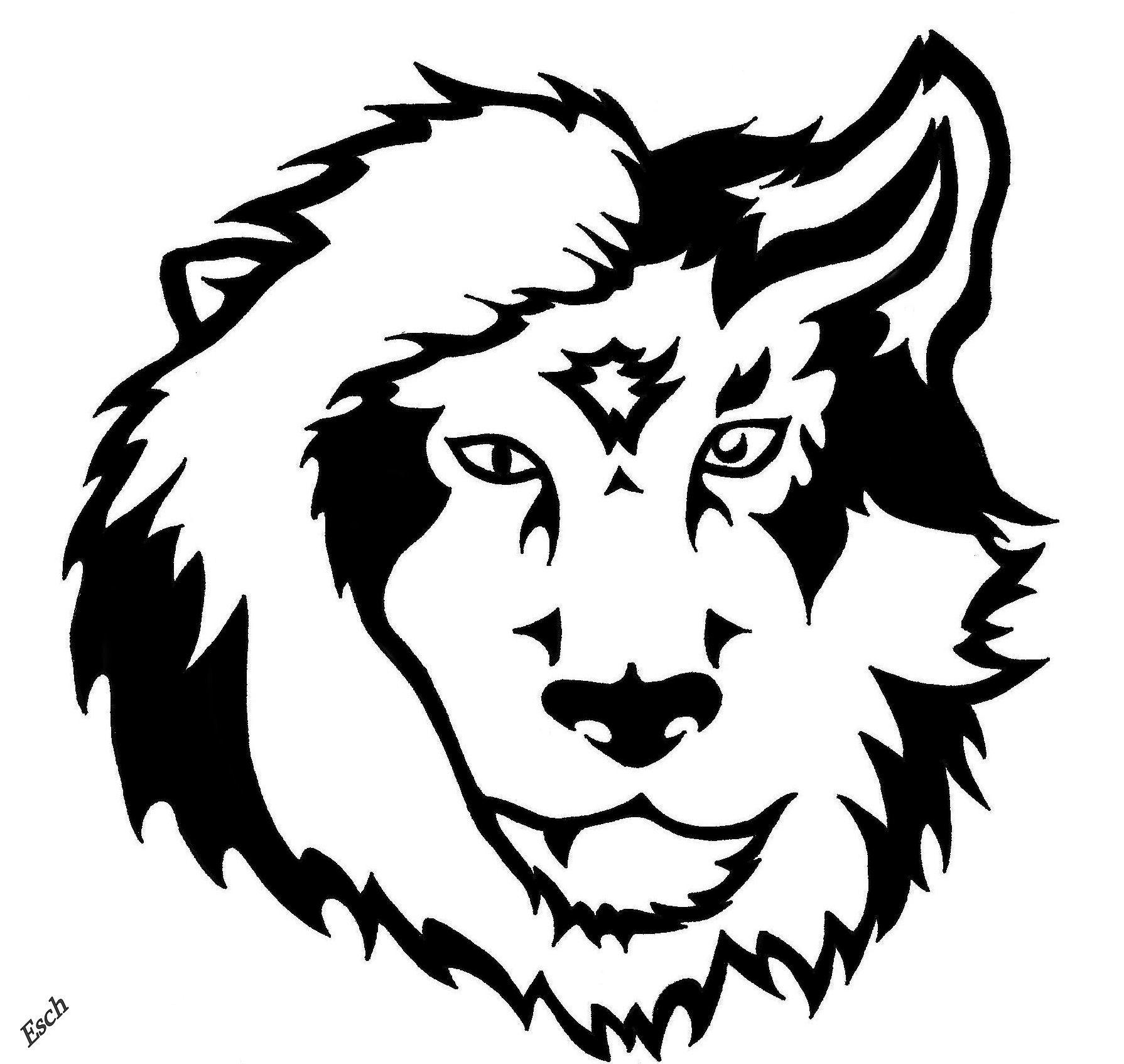 Lion and Wolf/Karoma and Sambas as one Tattoo Design