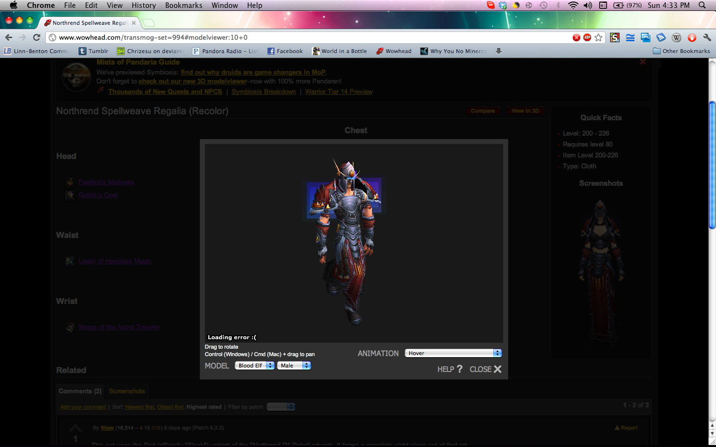 Wowhead viewer on Mac