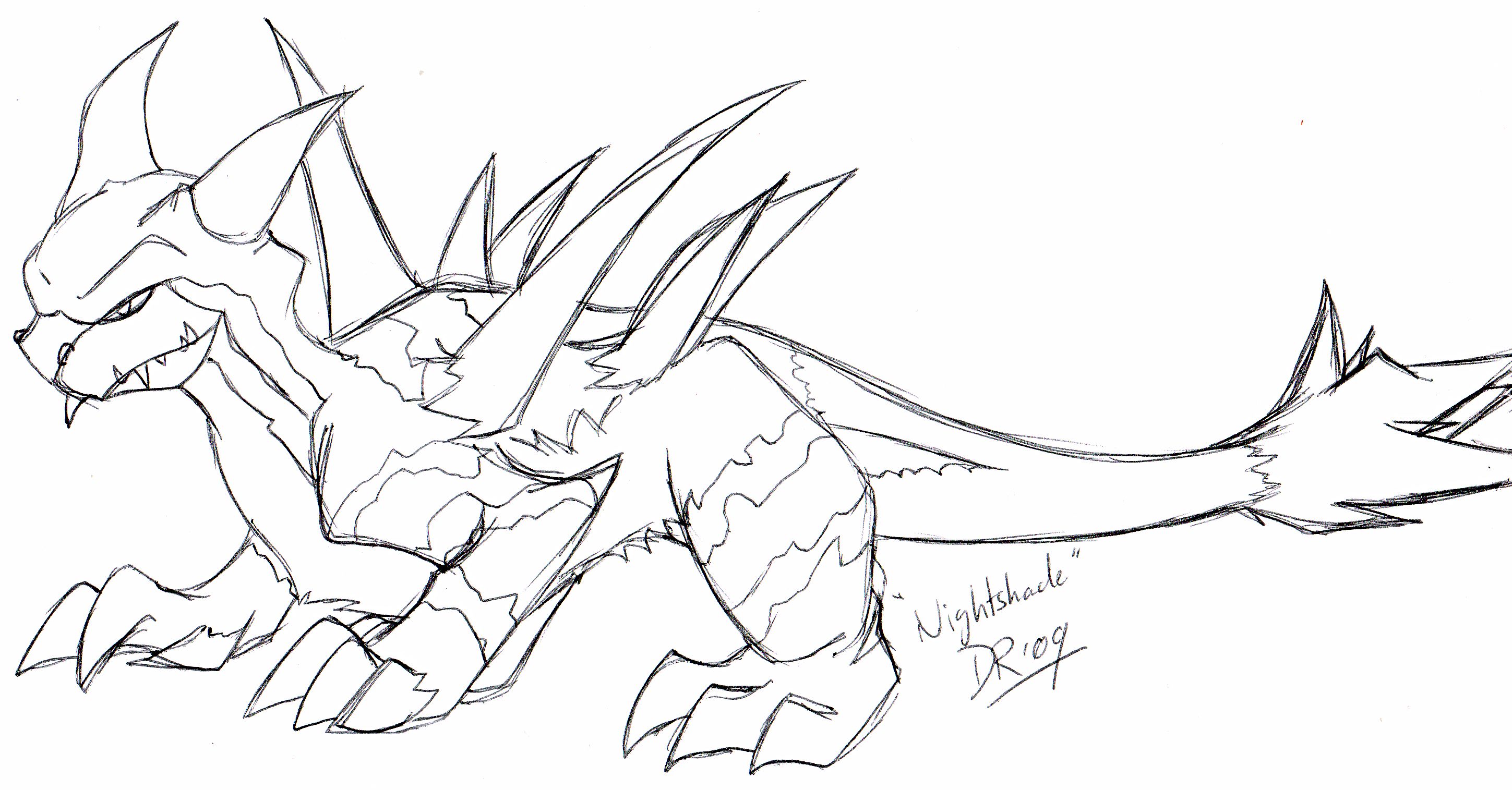 Nightshade (Uncoloured)