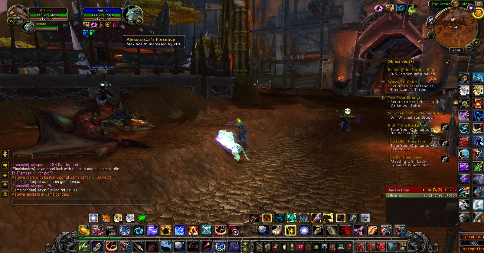 Check the buffs!
