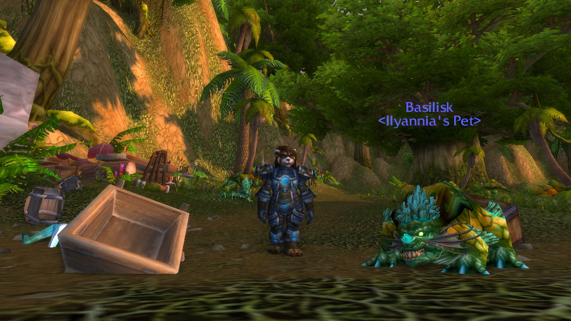 Only Azeroth basilisk I could find that was tamable, but I only searched STV.