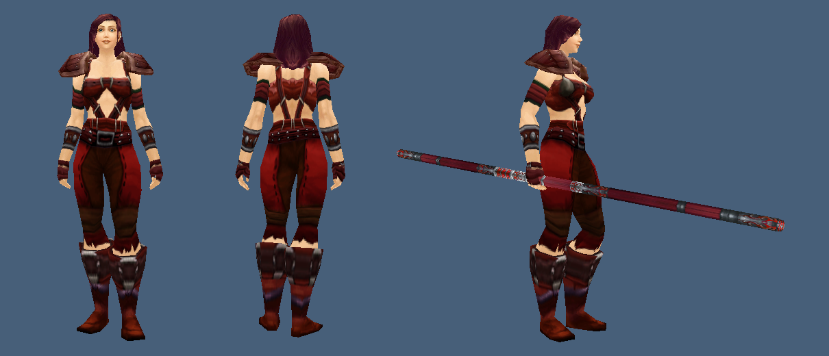 Red Leather Harness Set Female.png