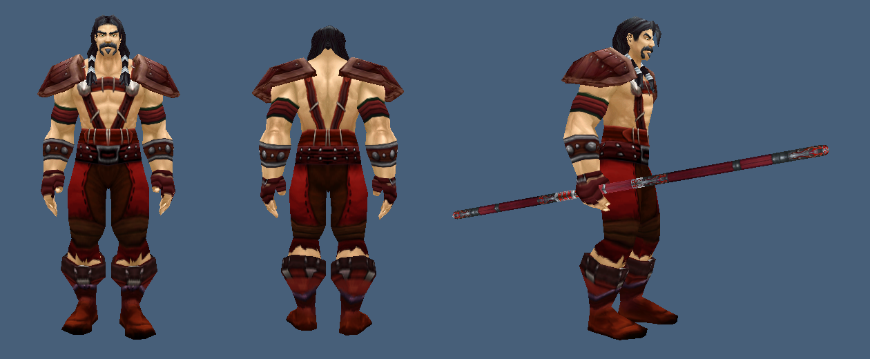 Red Leather Harness Set Male.png