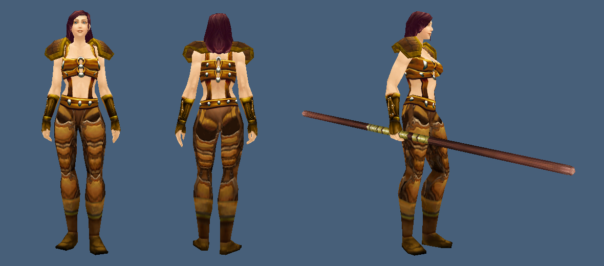 Yellowish Brown Leather Harness Set Female.png