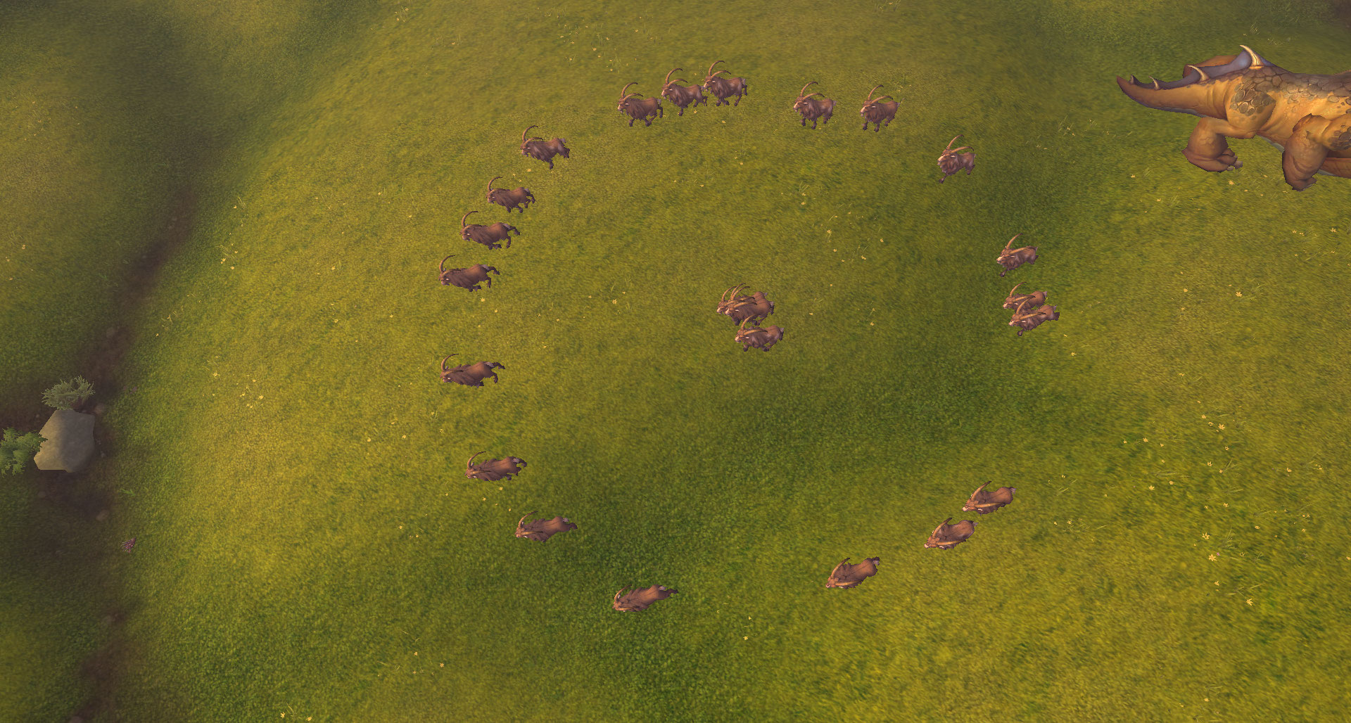 Synchronized grazing?