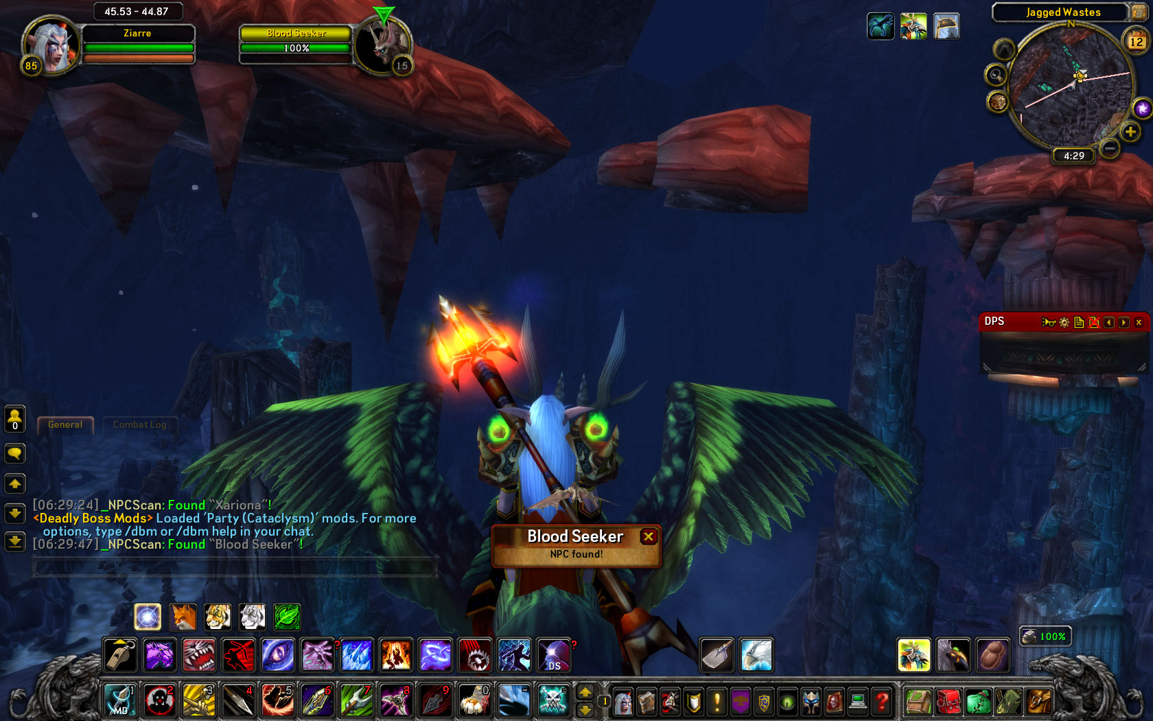 Sunday morning's heart attack--Blood Seeker less than a minute after Xariona!