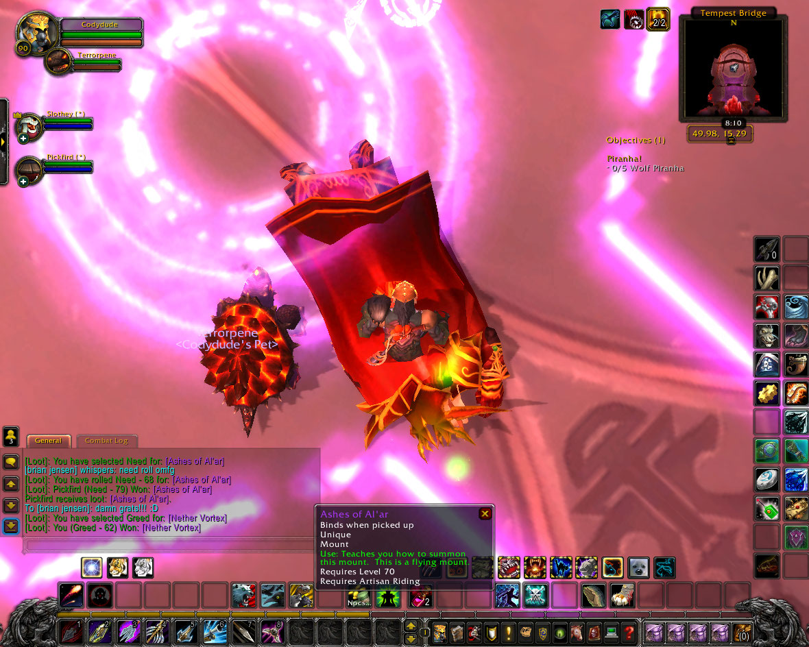 Ashes of Alar decides to show his face! But I lost the roll :(