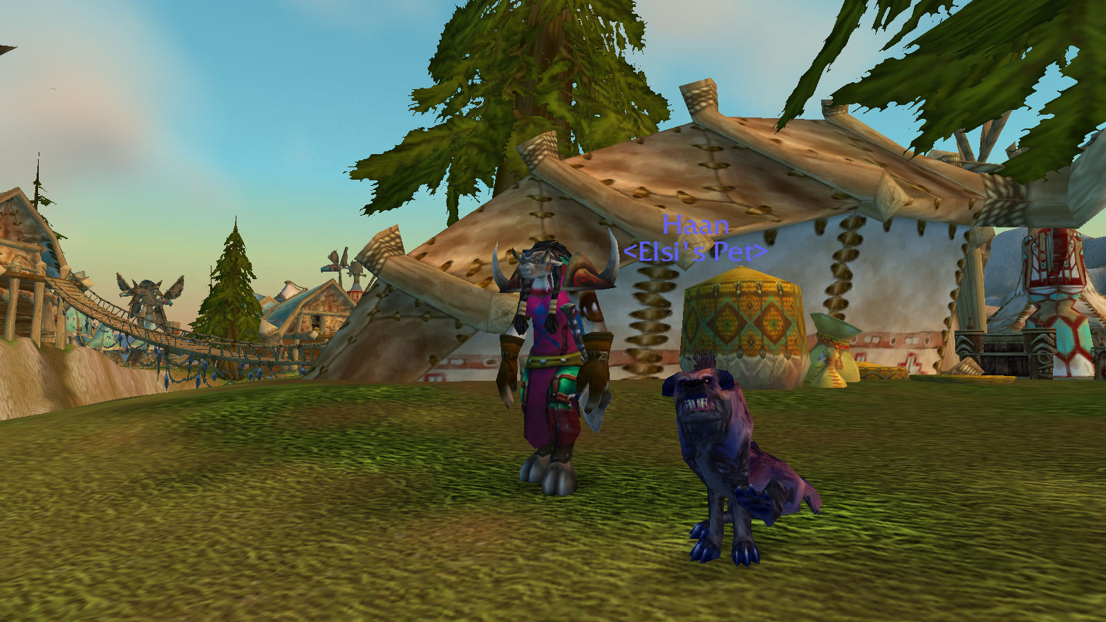 Elsi with her Hyena, Haan
