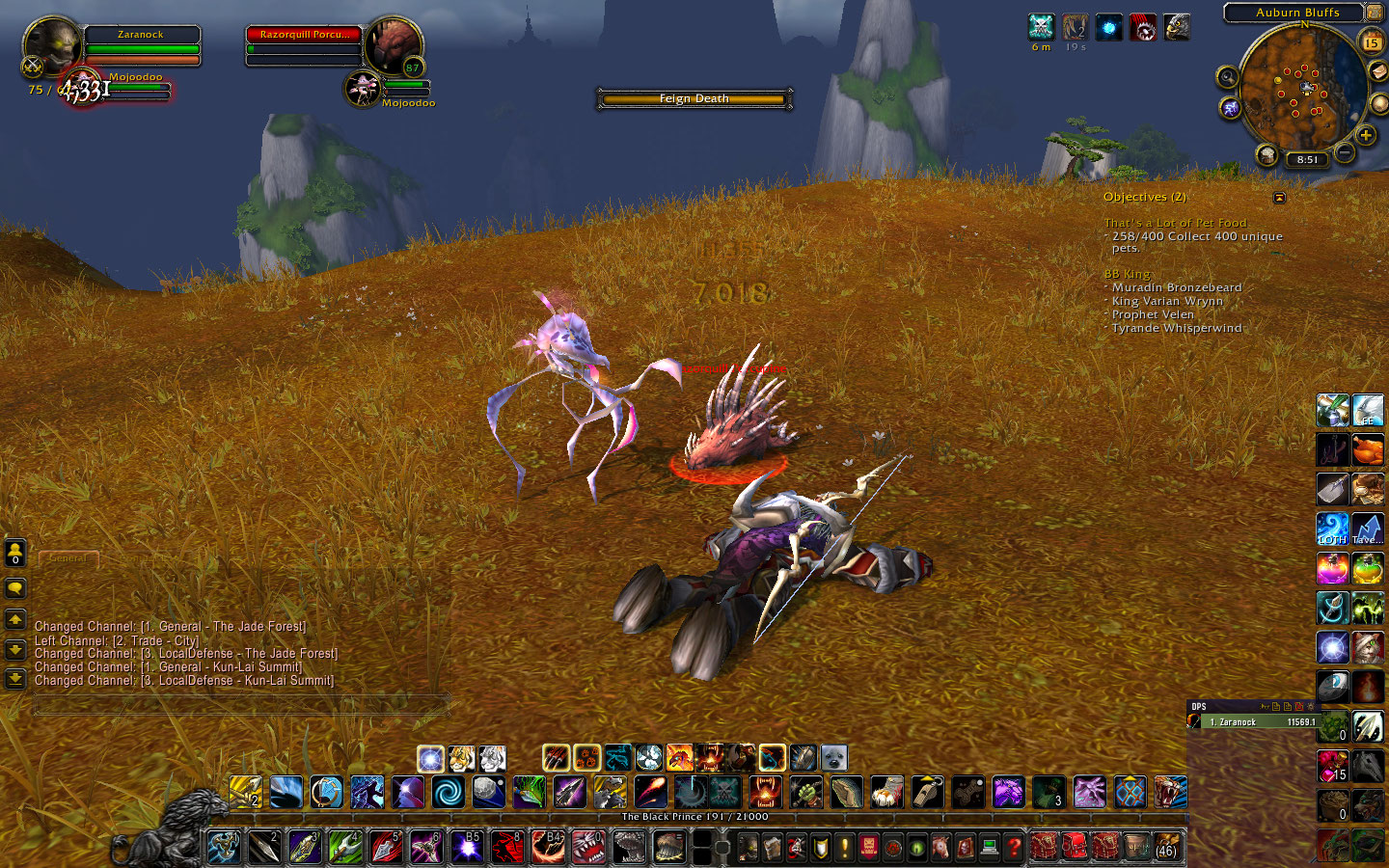 Saving my poisoned life from a Poison Porcupine! He's got Bullwhips for weapons!