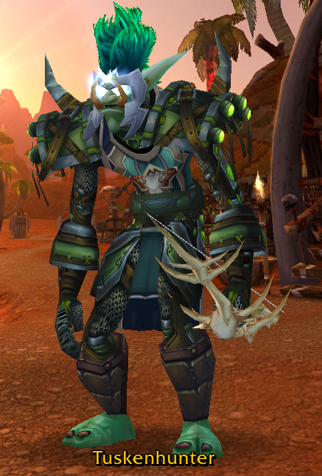 lvl 85 pvp <br /><br />i like to keep my troll green...