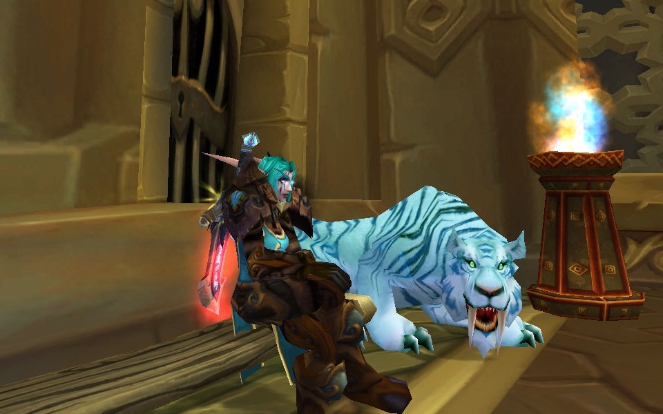 Rhyela and Tama in Dalaran Bank.jpg