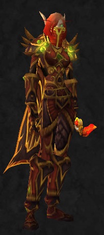 I'm on a different character using MogIt to view the set on a Belf. The real Nat is a black haired elf!
