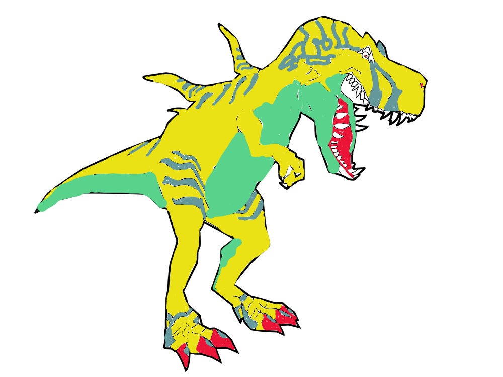 Yellow dinosaurs
