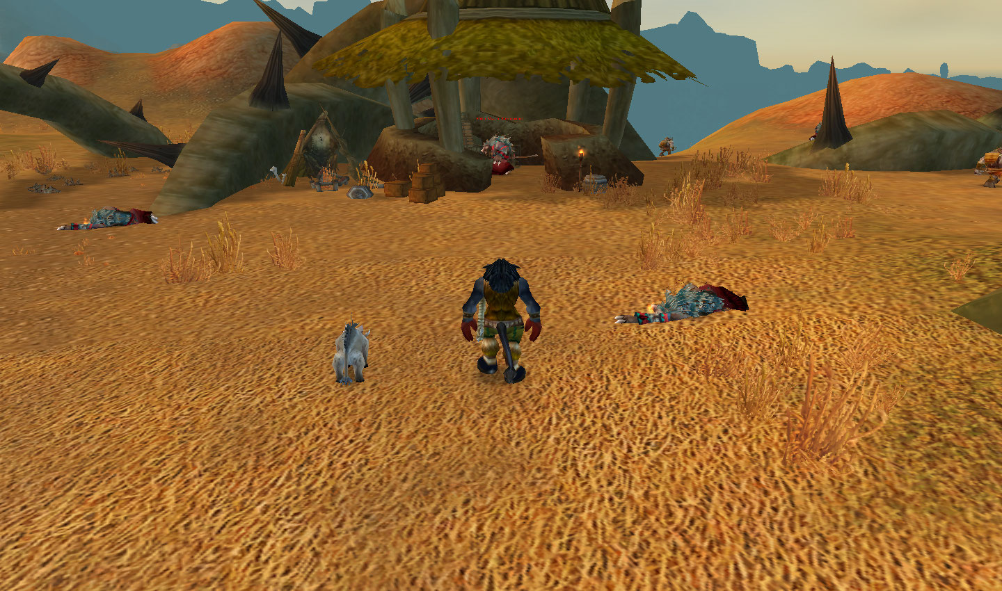 Some rare quilboar...who also kept killing me before I could get a shot of it's name...it's near ratchet...and this is the best shot I got of him/her XD