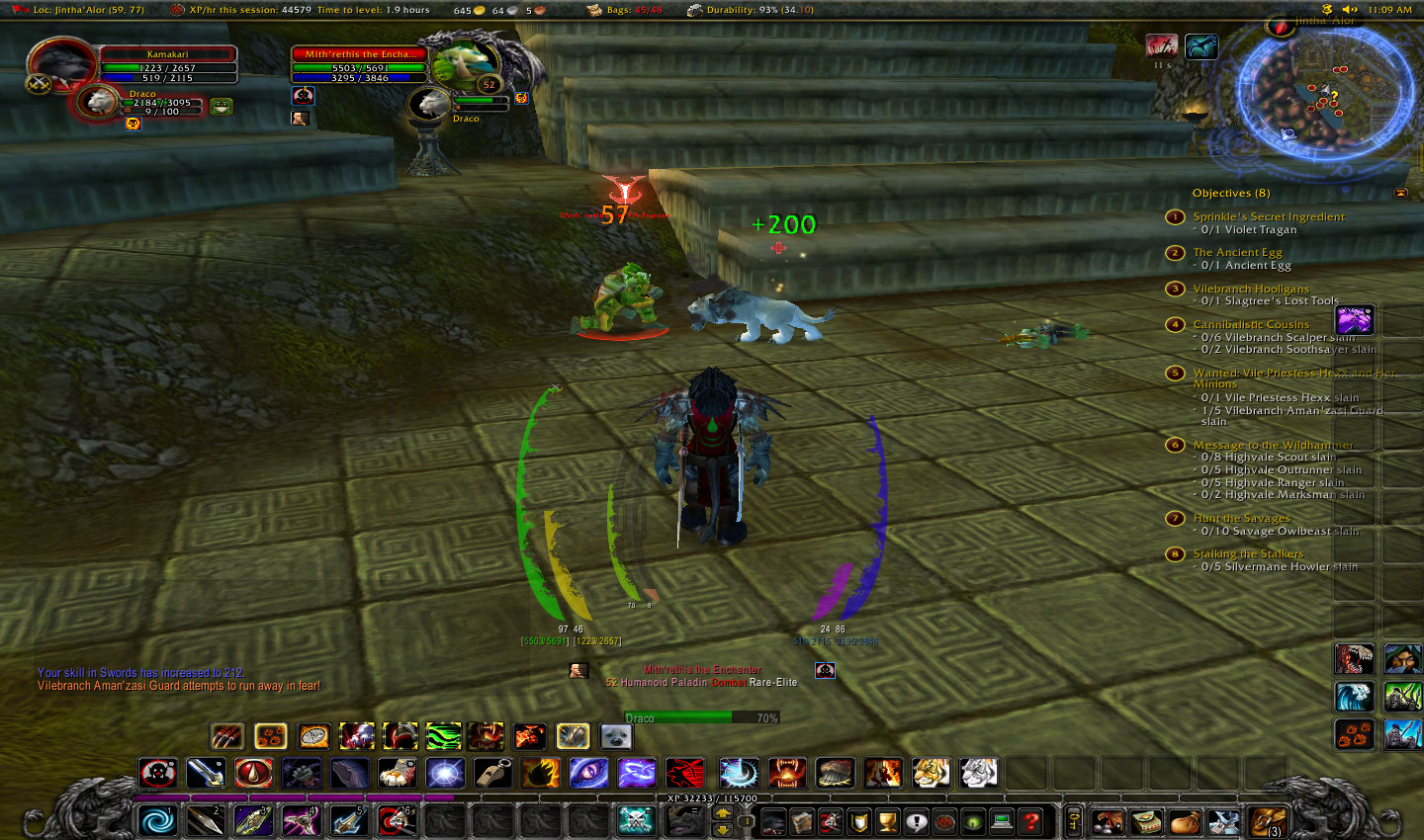 Mith'rethis the Enchanter, also in Hinterlands...another troll...yay! As you can see he almost got me XD