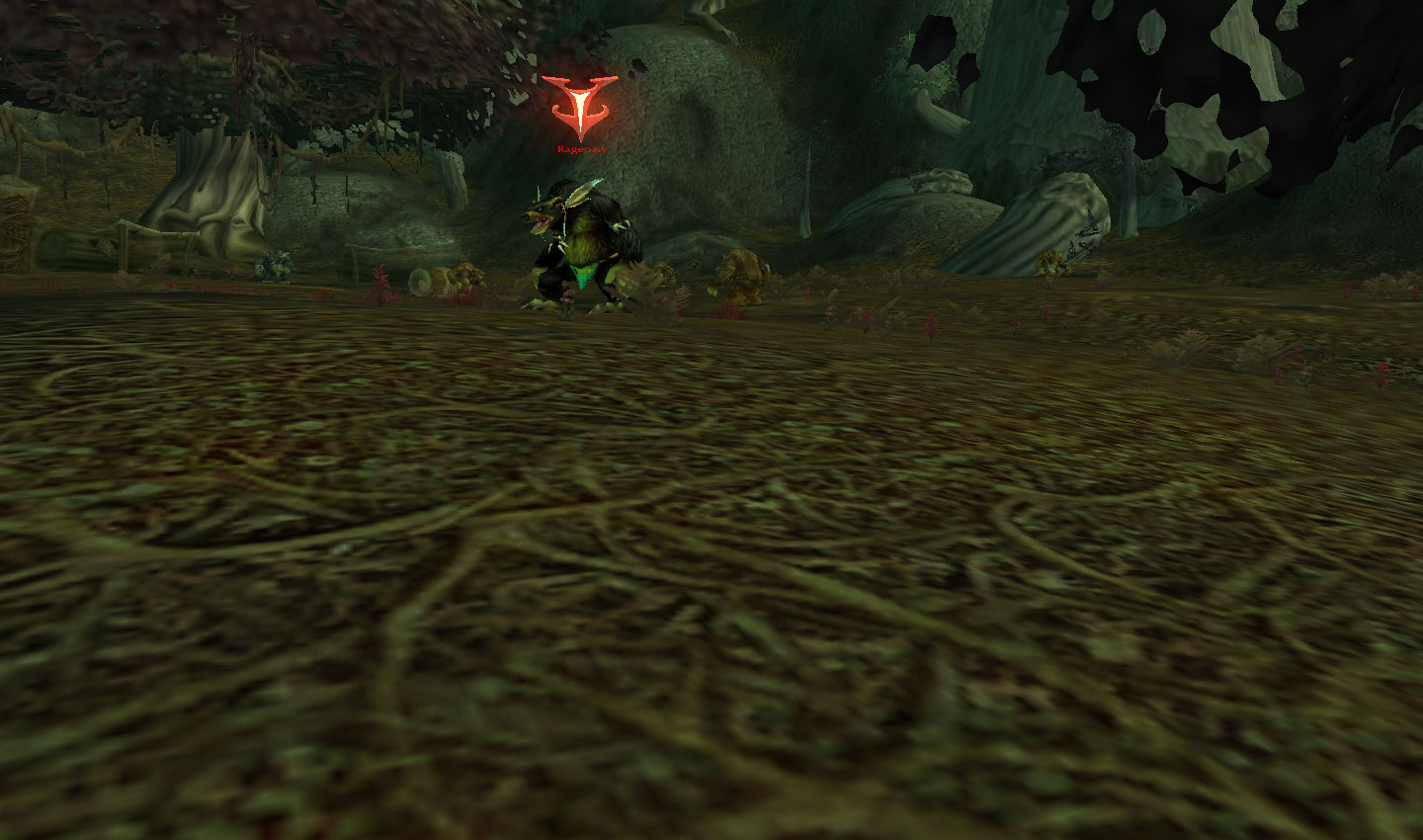 Ragepaw...in Felwood. The joys of questing...