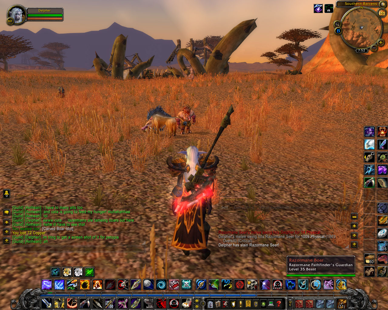 Razormane and his new pet