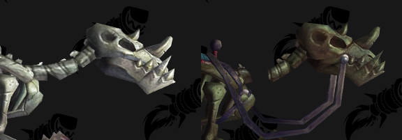 Left is Living Fossil, right is Ohgan. Note the stretched neck bone on the Living Fossil.