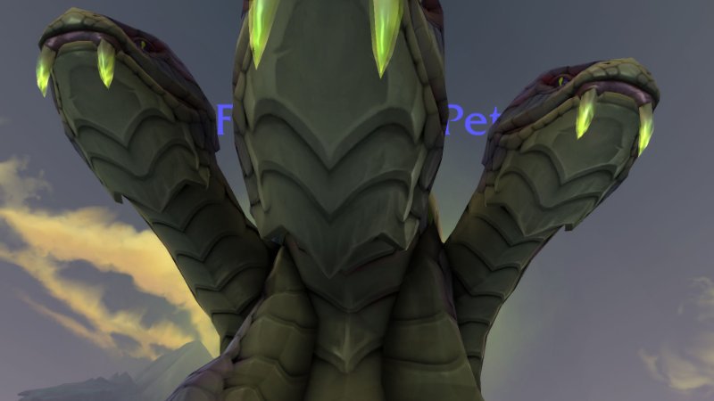 Writhe up close, underside