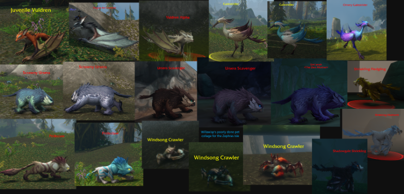 Zephras Isle pets