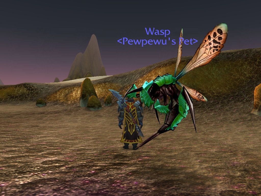 blue wasp