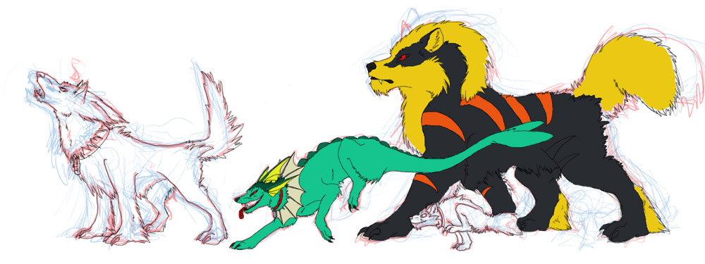 Four Hounds WiP.jpg
