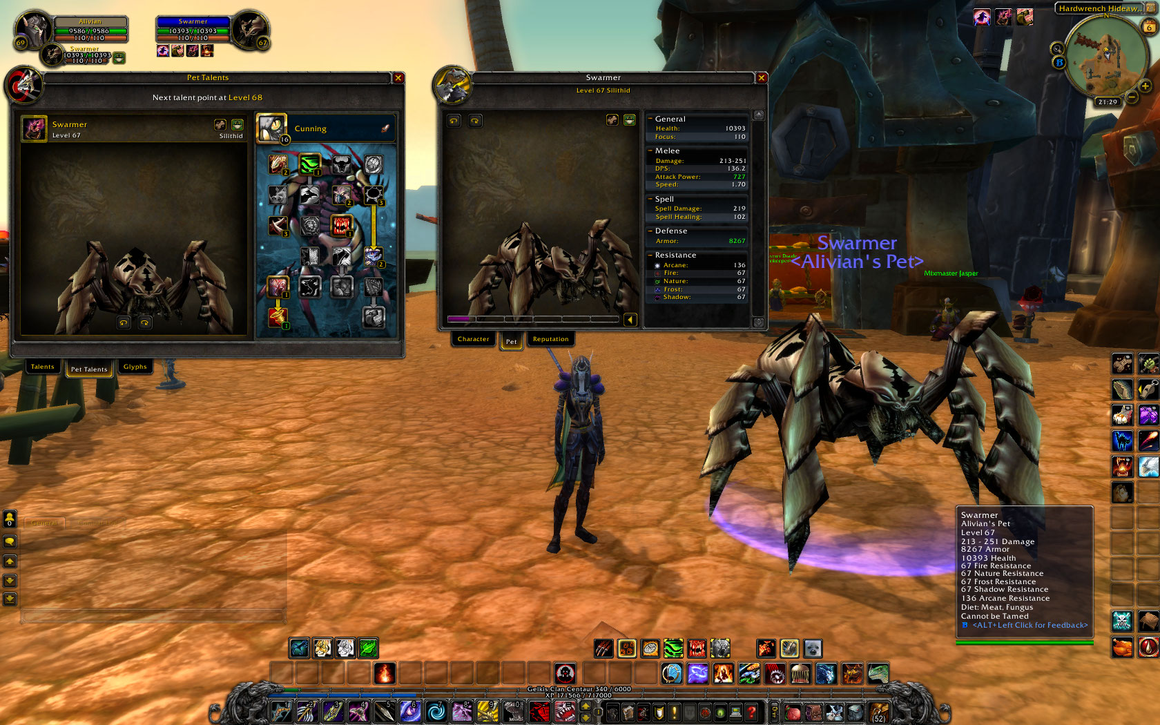 Silithid Swarmer as of build 13241.
