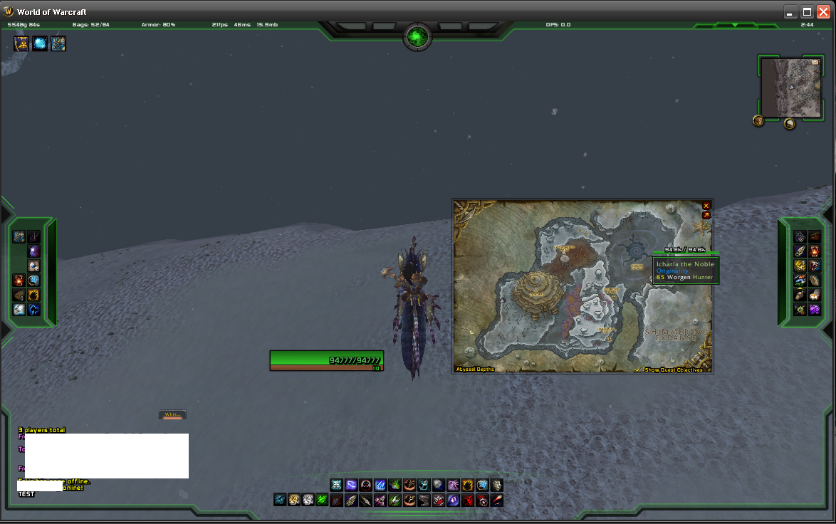 The map placement for the second encounter.