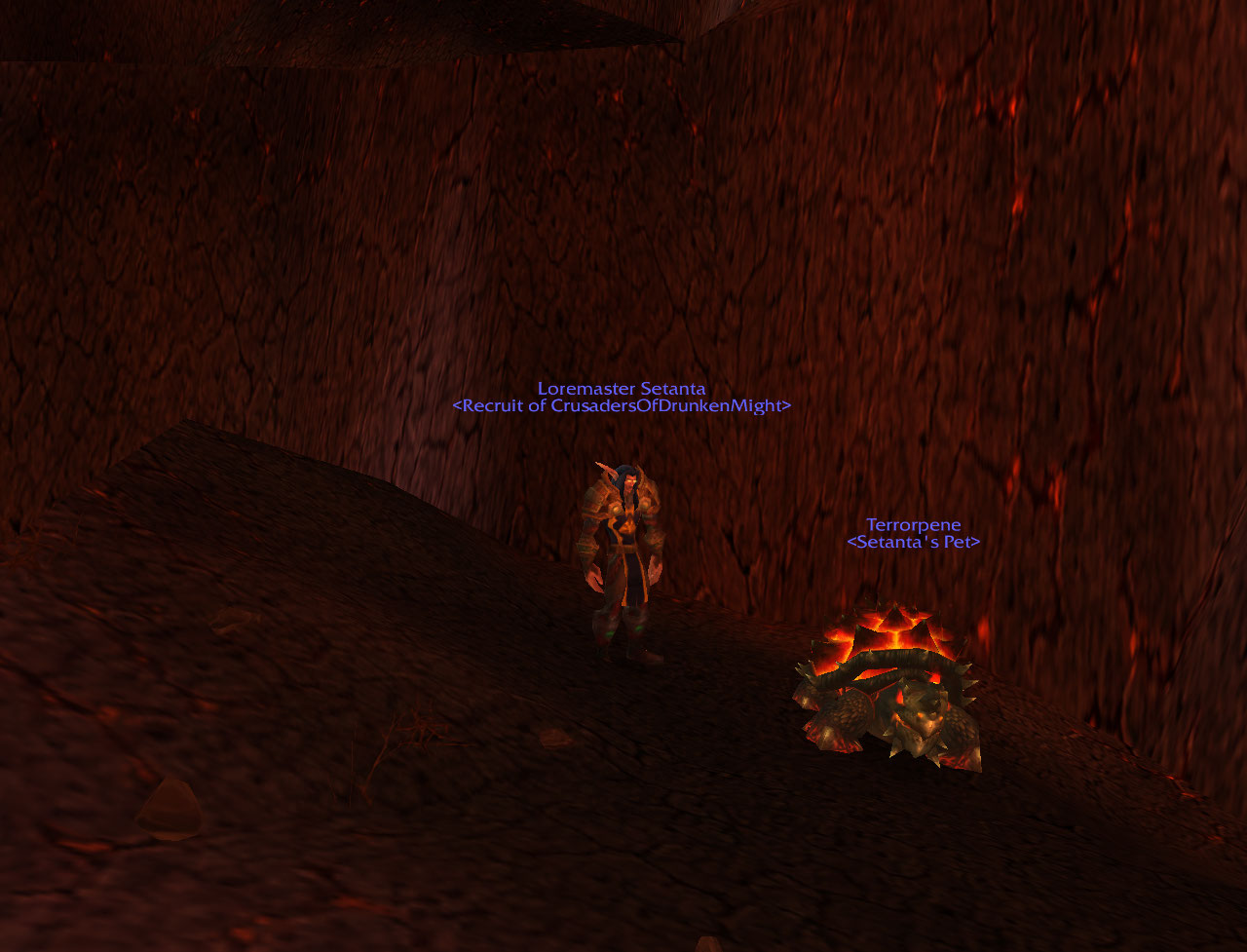 Me and Terrorpene where I tamed him.