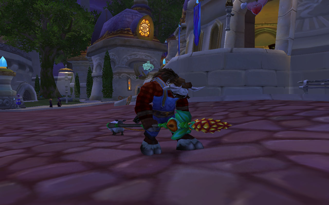 Orrik's farmer costume.