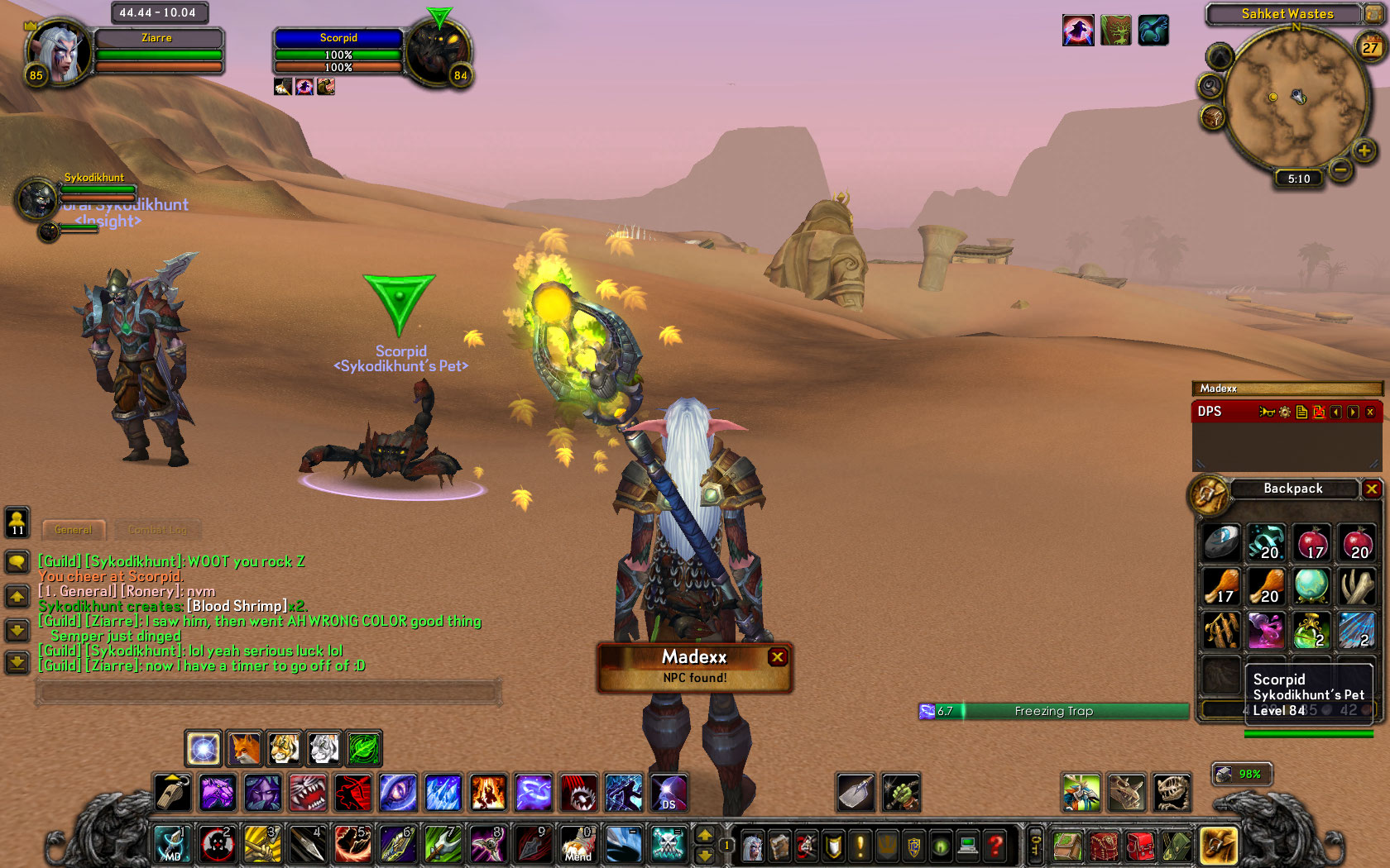 My first Madexx sighting made a guildie very happy!