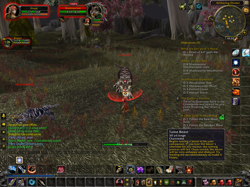 I'm glad 84 was there to get that moonstalker off me, I probably wouldn't have lived otherwise.
