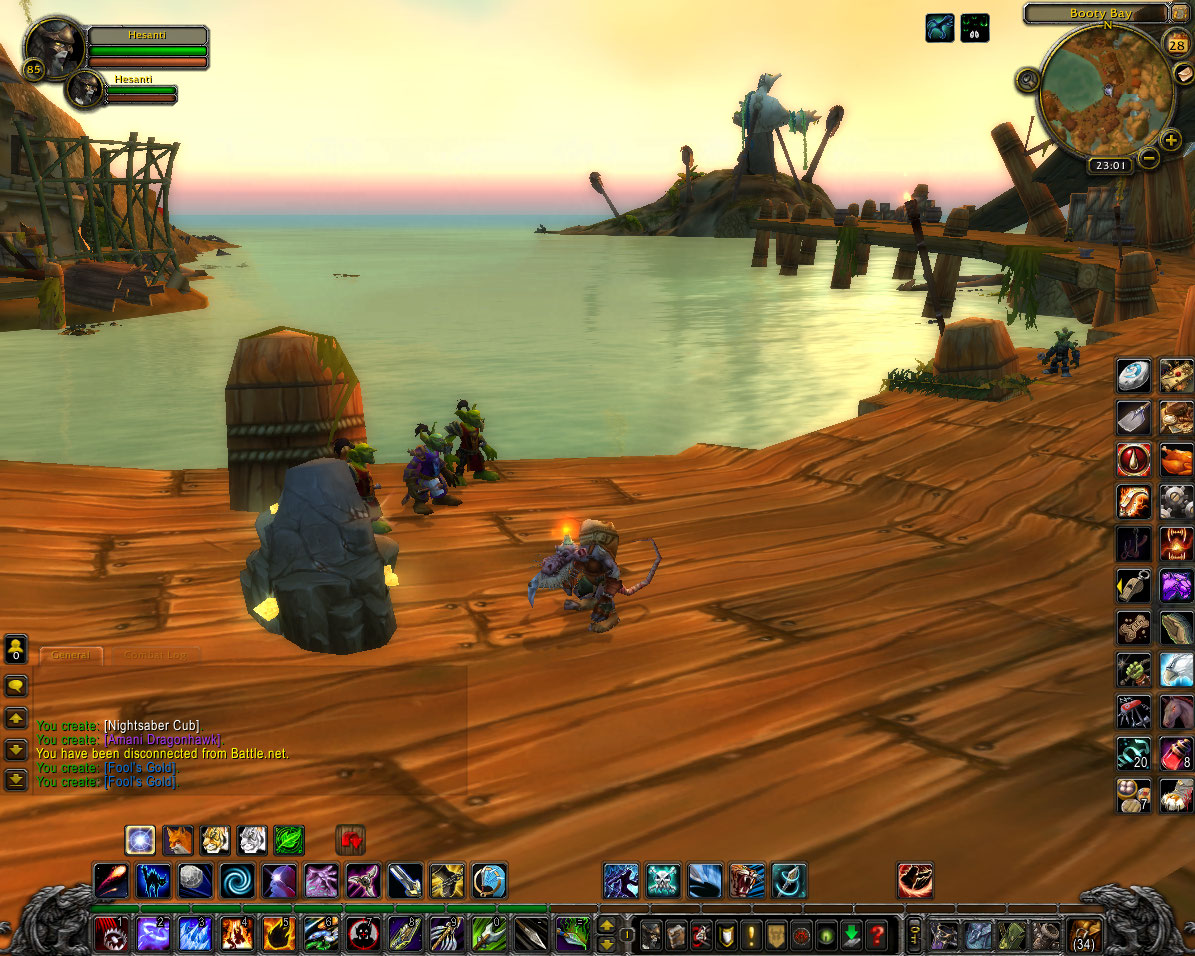 You get a goldvein, and become a kobold!