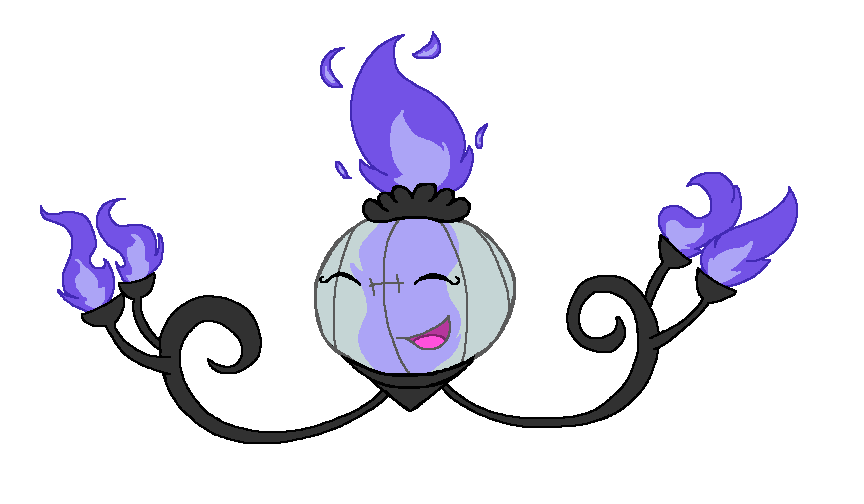 HYPER SPAZZY GHOST CHANDELIER IS HYPER AND SPAZZY